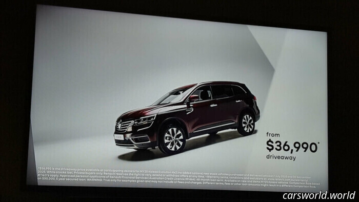 A Renault advertisement was broadcast during a Texas Rangers game featuring a car that is not available for purchase in America | Carscoops